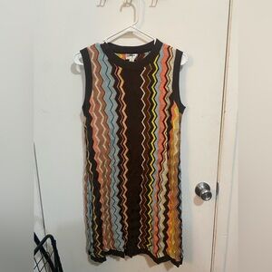 Missoni for Target Multicolor Zigzag Midi Dress